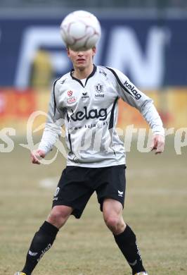 Fussball. Tipp3-Bundesliga. SK Austria Kaernten gegen SK Puntigamer Sturm Graz. Stefan Hierlaender (Austria Kaernten). Klagenfurt, 14.2.2010.
Foto: Kuess 

---
pressefotos, pressefotografie, kuess, qs, qspictures, sport, bild, bilder, bilddatenbank