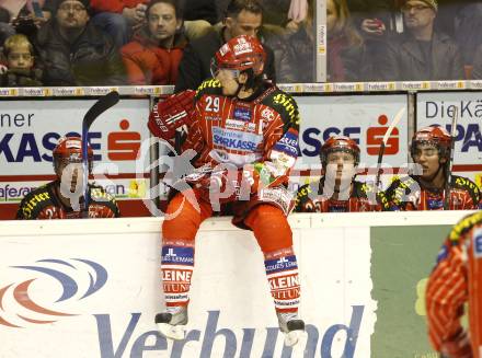 EBEL. Eishockey Bundesliga. KAC gegen HDD TILIA Olimpija Ljubljana. BRANDNER Christoph (KAC). Klagenfurt, am 19.2.2010.
Foto: Kuess

---
pressefotos, pressefotografie, kuess, qs, qspictures, sport, bild, bilder, bilddatenbank