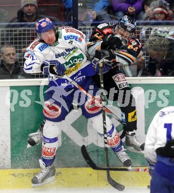 EBEL. Eishockey Bundesliga. EC Pasut VSV gegen EHC LIWEST Linz.  Thomas Pfeffer (VSV), MAYRHAUSER Niklas (Linz). Villach, am 19.2.2010.
Foto: Kuess 


---
pressefotos, pressefotografie, kuess, qs, qspictures, sport, bild, bilder, bilddatenbank