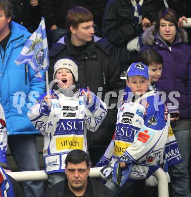 EBEL. Eishockey Bundesliga. EC Pasut VSV gegen EHC LIWEST Linz.  Fans (VSV). Villach, am 19.2.2010.
Foto: Kuess 


---
pressefotos, pressefotografie, kuess, qs, qspictures, sport, bild, bilder, bilddatenbank