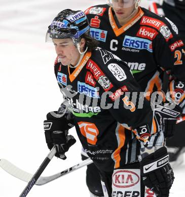 EBEL. Eishockey Bundesliga. EC Pasut VSV gegen EHC LIWEST Linz.  Franklin MacDonald (Linz). Villach, am 19.2.2010.
Foto: Kuess 


---
pressefotos, pressefotografie, kuess, qs, qspictures, sport, bild, bilder, bilddatenbank