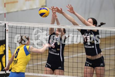 Volleyball WVL. ATSC Wildcats gegen VC Tirol. Rosalinda Seidl, Anna Cmaylo (Wildcats). Klagenfurt, am 20.2.2010.
Foto: Kuess
---
pressefotos, pressefotografie, kuess, qs, qspictures, sport, bild, bilder, bilddatenbank