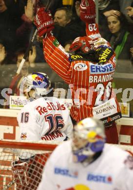 EBEL. Eishockey Bundesliga. KAC gegen EC Red Bull Salzburg. Torjubel BRANDNER Christoph (KAC). Klagenfurt, am 23.2.2010.
Foto: Kuess

---
pressefotos, pressefotografie, kuess, qs, qspictures, sport, bild, bilder, bilddatenbank