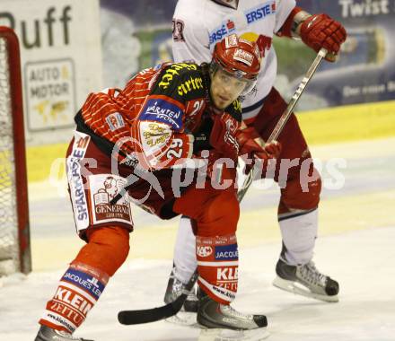 EBEL. Eishockey Bundesliga. KAC gegen EC Red Bull Salzburg. BRANDNER Christoph (KAC). Klagenfurt, am 23.2.2010.
Foto: Kuess

---
pressefotos, pressefotografie, kuess, qs, qspictures, sport, bild, bilder, bilddatenbank