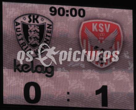 Fussball. Tipp3-Bundesliga. SK Austria Kelag Kaernten  gegen KSV Superfund Kapfenberger SV. Endresultat 0:1. Klagenfurt, 27.2.2010. 
Foto: Kuess

---
pressefotos, pressefotografie, kuess, qs, qspictures, sport, bild, bilder, bilddatenbank