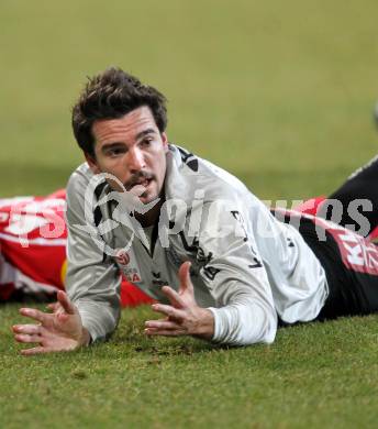 Fussball. Tipp3-Bundesliga. SK Austria Kelag Kaernten  gegen KSV Superfund Kapfenberger SV. Fernando Troyansky, (Austria Kaernten), . Klagenfurt, 27.2.2010. 
Foto: Kuess

---
pressefotos, pressefotografie, kuess, qs, qspictures, sport, bild, bilder, bilddatenbank