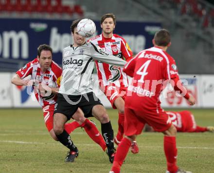 Fussball. Tipp3-Bundesliga. SK Austria Kelag Kaernten  gegen KSV Superfund Kapfenberger SV. Goran Aleksic (Austria Kaernten). Klagenfurt, 27.2.2010. 
Foto: Kuess

---
pressefotos, pressefotografie, kuess, qs, qspictures, sport, bild, bilder, bilddatenbank