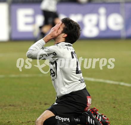 Fussball. Tipp3-Bundesliga. SK Austria Kelag Kaernten  gegen KSV Superfund Kapfenberger SV. Goran Aleksic (Austria Kaernten). Klagenfurt, 27.2.2010. 
Foto: Kuess

---
pressefotos, pressefotografie, kuess, qs, qspictures, sport, bild, bilder, bilddatenbank