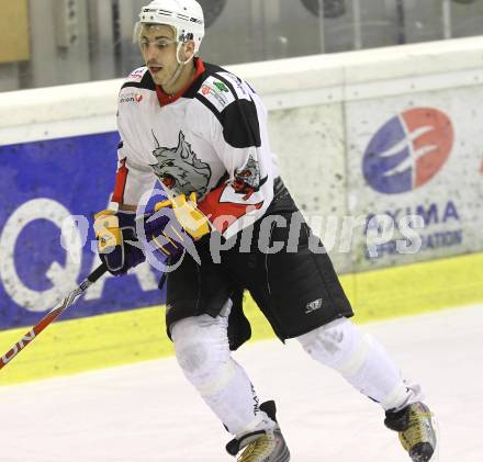 Eishockey Carinthian Hockey League CHL.  EC Tarco Woelfe Klagenfurt gegen EC Feld am See. Michael Sbardelatti (Tarco). Klagenfurt, am 25.2.2010.
Foto: Kuess

---
pressefotos, pressefotografie, kuess, qs, qspictures, sport, bild, bilder, bilddatenbank