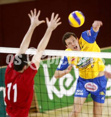 Volleyball Bundesliga. VBK Loewen gegen SK Aich/Dob. Milan Bencz (Aich/Dob). Klagenfurt am 27.02.2010
Foto: Kuess
---
pressefotos, pressefotografie, kuess, qs, qspictures, sport, bild, bilder, bilddatenbank