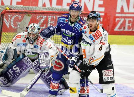 EBEL. Eishockey Bundesliga. EC Pasut VSV gegen EHC LIWEST Linz.  Andreas Kristler, (VSV),  Alex Westlund, Michael Mayr (Linz). Villach, am 28.2.2010.
Foto: Kuess 


---
pressefotos, pressefotografie, kuess, qs, qspictures, sport, bild, bilder, bilddatenbank