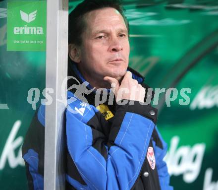 Fussball. Tipp3-Bundesliga. SK Austria Kelag Kaernten  gegen KSV Superfund Kapfenberger SV. Trainer Werner Gregoritsch (Kapfenberg). Klagenfurt, 27.2.2010. 
Foto: Kuess

---
pressefotos, pressefotografie, kuess, qs, qspictures, sport, bild, bilder, bilddatenbank