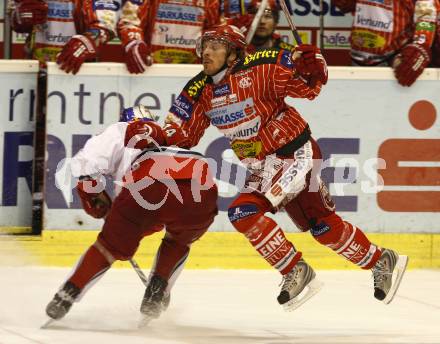 EBEL. Eishockey Bundesliga. KAC gegen EC Red Bull Salzburg. KALT Dieter (KAC). Klagenfurt, am 28.2.2010.
Foto: Kuess 

---
pressefotos, pressefotografie, kuess, qs, qspictures, sport, bild, bilder, bilddatenbank