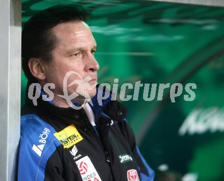 Fussball. Tipp3-Bundesliga. SK Austria Kelag Kaernten  gegen KSV Superfund Kapfenberger SV. Trainer Werner Gregoritsch (Kapfenberg). Klagenfurt, 27.2.2010. 
Foto: Kuess

---
pressefotos, pressefotografie, kuess, qs, qspictures, sport, bild, bilder, bilddatenbank