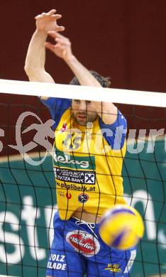 Volleyball Bundesliga. VBK Loewen gegen SK Aich/Dob. SMUC Tomislav   (Aich/Dob). Klagenfurt am 27.02.2010
Foto: Kuess
---
pressefotos, pressefotografie, kuess, qs, qspictures, sport, bild, bilder, bilddatenbank