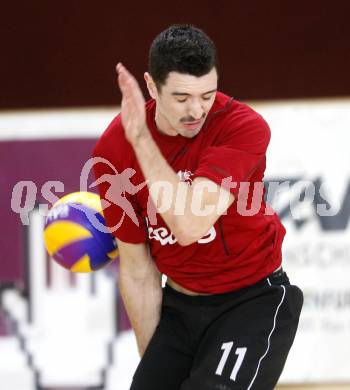 Volleyball Bundesliga. VBK Loewen gegen SK Aich/Dob. Martin Rochon (VBK). Klagenfurt am 27.02.2010
Foto: Kuess
---
pressefotos, pressefotografie, kuess, qs, qspictures, sport, bild, bilder, bilddatenbank