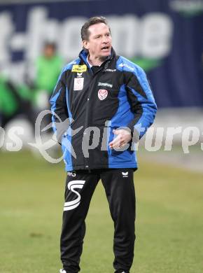 Fussball. Tipp3-Bundesliga. SK Austria Kelag Kaernten  gegen KSV Superfund Kapfenberger SV. Trainer Werner Gregoritsch (Kapfenberg). Klagenfurt, 27.2.2010. 
Foto: Kuess

---
pressefotos, pressefotografie, kuess, qs, qspictures, sport, bild, bilder, bilddatenbank