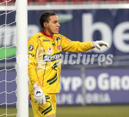 Fussball. Tipp3-Bundesliga. SK Austria Kelag Kaernten  gegen KSV Superfund Kapfenberger SV. Raphael Wolf (Kapfenberg). Klagenfurt, 27.2.2010. 
Foto: Kuess

---
pressefotos, pressefotografie, kuess, qs, qspictures, sport, bild, bilder, bilddatenbank