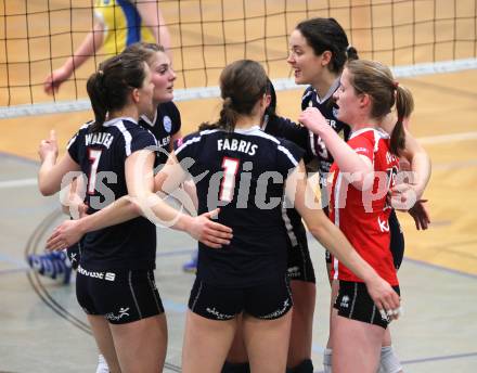 Volleyball WVL. ATSC Wildcats gegen VC Tirol. Jubel (Wildcats). Klagenfurt, am 20.2.2010.
Foto: Kuess
---
pressefotos, pressefotografie, kuess, qs, qspictures, sport, bild, bilder, bilddatenbank