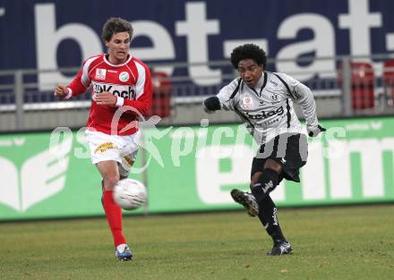 Fussball BUndesliga. SK Austria Kaernten gegen SV Mattersburg. Sandro Ferreira Da Silva (Kaernten). Klagenfurt, am 6.2.2010.
Foto: Kuess
---
pressefotos, pressefotografie, kuess, qs, qspictures, sport, bild, bilder, bilddatenbank