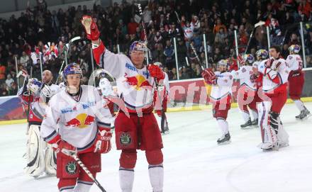 EBEL. Eishockey Bundesliga. EC Red Bull Salzburg gegen KAC. Jubel (Salzburg). Salzburg, am 7.3.2010.
Foto: Kuess 

---
pressefotos, pressefotografie, kuess, qs, qspictures, sport, bild, bilder, bilddatenbank