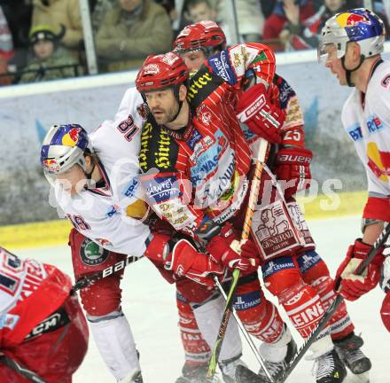 EBEL. Eishockey Bundesliga. EC Red Bull Salzburg gegen KAC. Jeff Shantz (KAC), Jonathan Filewich (Salzburg). Salzburg, am 7.3.2010.
Foto: Kuess 

---
pressefotos, pressefotografie, kuess, qs, qspictures, sport, bild, bilder, bilddatenbank