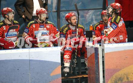 EBEL. Eishockey Bundesliga. EC Red Bull Salzburg gegen KAC. Enttaeuscht (KAC). Salzburg, am 7.3.2010.
Foto: Kuess 

---
pressefotos, pressefotografie, kuess, qs, qspictures, sport, bild, bilder, bilddatenbank