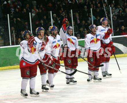 EBEL. Eishockey Bundesliga. EC Red Bull Salzburg gegen KAC. Jubel (Salzburg). Salzburg, am 7.3.2010.
Foto: Kuess 

---
pressefotos, pressefotografie, kuess, qs, qspictures, sport, bild, bilder, bilddatenbank