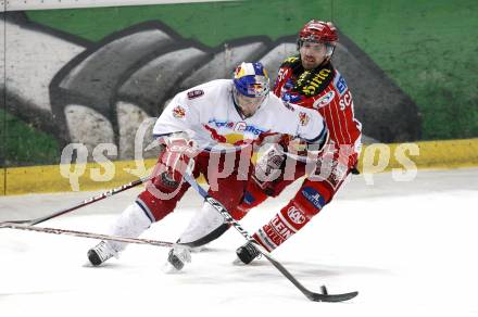 EBEL. Eishockey Bundesliga. EC Red Bull Salzburg gegen KAC. SCHNEIDER Andrew (KAC), KOCH Thomas (Salzburg). Salzburg, am 7.3.2010.
Foto: Kuess 

---
pressefotos, pressefotografie, kuess, qs, qspictures, sport, bild, bilder, bilddatenbank