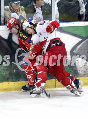 EBEL. Eishockey Bundesliga. EC Red Bull Salzburg gegen KAC. HAGER Gregor (KAC), ULMER Martin (Salzburg). Salzburg, am 7.3.2010.
Foto: Kuess 

---
pressefotos, pressefotografie, kuess, qs, qspictures, sport, bild, bilder, bilddatenbank