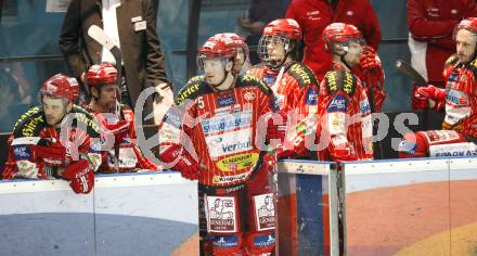 EBEL. Eishockey Bundesliga. EC Red Bull Salzburg gegen KAC. Enttaeuscht KAC. Salzburg, am 7.3.2010.
Foto: Kuess 

---
pressefotos, pressefotografie, kuess, qs, qspictures, sport, bild, bilder, bilddatenbank