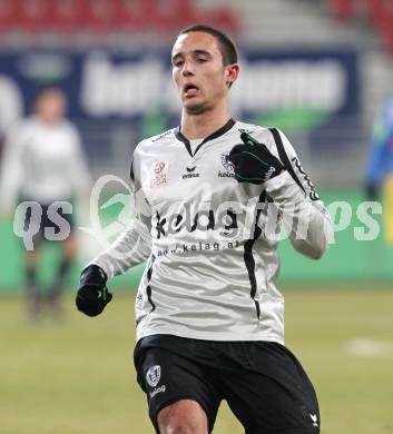 Fussball Stiegl OEFB Cup. SK Austria Kaernten gegen Fernwaerme Vienna. Markus Pink (Kaernten). Klagenfurt, am 9.3.2010.
Foto: Kuess
---
pressefotos, pressefotografie, kuess, qs, qspictures, sport, bild, bilder, bilddatenbank