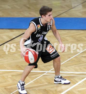 Basketball Bundesliga. Woerthersee Piraten gegen Guessing Knights.  Mathias Klepeisz (Guessing Knights). Klagenfurt, 14.3.2010.
Foto:  Kuess

---
pressefotos, pressefotografie, kuess, qs, qspictures, sport, bild, bilder, bilddatenbank