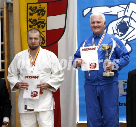 Judo. Kaerntner Meisterschaften. (+100kg). 2. Roland Otti, 1. Franz Kofler. Feldkirchen, 14. 3. 2010.
Foto: Kuess
---
pressefotos, pressefotografie, kuess, qs, qspictures, sport, bild, bilder, bilddatenbank