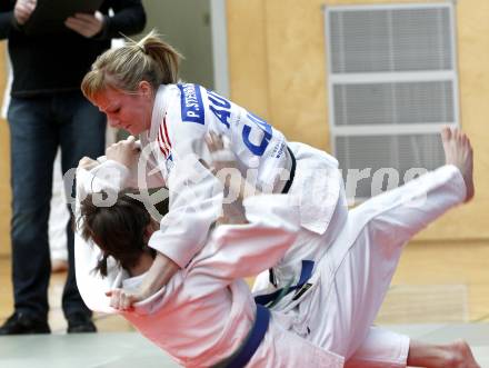 Judo. Kaerntner Meisterschaften.  Petra Steinbauer,  Iris Hauer. Feldkirchen, 14. 3. 2010.
Foto: Kuess
---
pressefotos, pressefotografie, kuess, qs, qspictures, sport, bild, bilder, bilddatenbank