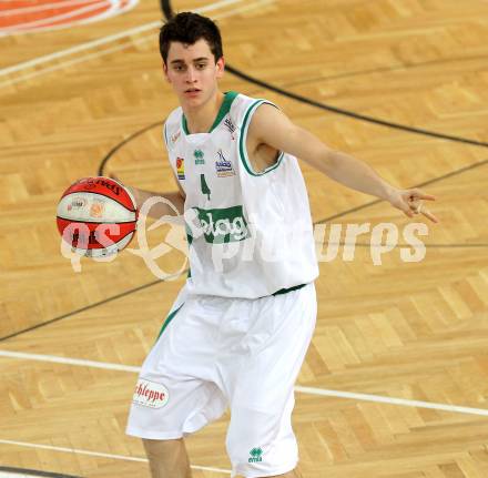 Basketball Bundesliga. Woerthersee Piraten gegen Guessing Knights.  Breithuber Martin (Piraten). Klagenfurt, 14.3.2010.
Foto:  Kuess

---
pressefotos, pressefotografie, kuess, qs, qspictures, sport, bild, bilder, bilddatenbank