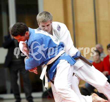 Judo. Kaerntner Meisterschaften. (+60kg - 66kg). Philipp Hinteregger, Robert Niehoff. Feldkirchen, 14. 3. 2010.
Foto: Kuess
---
pressefotos, pressefotografie, kuess, qs, qspictures, sport, bild, bilder, bilddatenbank