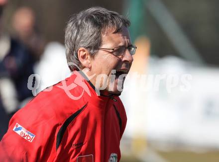 Fussball Regionalliga. SAK gegen Wels. Trainer Gerhard Stoeffelbauer  (Wels). Klagenfurt, 14.3.2010.
Foto: Kuess
---
pressefotos, pressefotografie, kuess, qs, qspictures, sport, bild, bilder, bilddatenbank