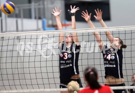 Volleyball WVL. ATSC Wildcsta gegen Linz/Steg. Lina Gorbach, Samira Mauch (Wildcats). Klagenfurt, am 17.3.2010.
Foto: Kuess
---
pressefotos, pressefotografie, kuess, qs, qspictures, sport, bild, bilder, bilddatenbank