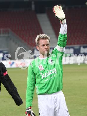 Fussball Bundesliga. SK Austria Kaernten gegen SV Josko Ried. Andreas Schranz (Kaernten). Klagenfurt, am 20.3.2010.
Foto: Kuess
---
pressefotos, pressefotografie, kuess, qs, qspictures, sport, bild, bilder, bilddatenbank