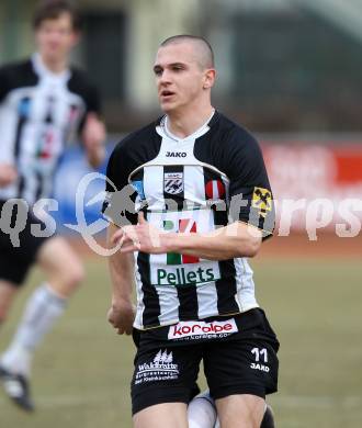 Fussball. Regionalliga. WAC/St. Andrae gegen SV Bad Aussee.  Stefan Korepp (WAC/St. Andrae). Wolfsberg, 13.3.2010. 
Foto: Kuess

---
pressefotos, pressefotografie, kuess, qs, qspictures, sport, bild, bilder, bilddatenbank