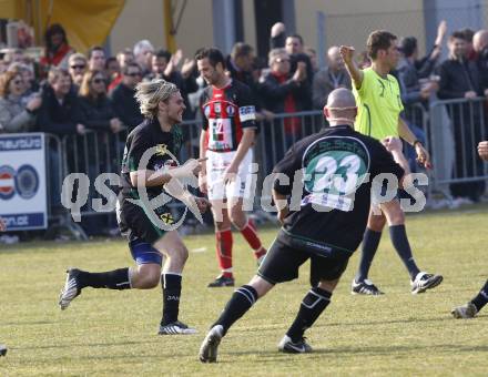 Fussball Regionalliga. SC St. Stefan/Lav. gegen SK St. Andrae/Lavanttal. Jubel (St. Stefan). Klagenfurt, 20.3.2010.
Foto: Kuess
---
pressefotos, pressefotografie, kuess, qs, qspictures, sport, bild, bilder, bilddatenbank