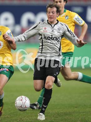 Fussball Bundesliga. SK Austria Kaernten gegen SV Josko Ried. Mario Kroepfl (Kaernten). Klagenfurt, am 20.3.2010.
Foto: Kuess
---
pressefotos, pressefotografie, kuess, qs, qspictures, sport, bild, bilder, bilddatenbank