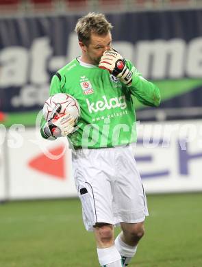 Fussball Bundesliga. SK Austria Kaernten gegen SV Josko Ried. Andreas Schranz (Kaernten). Klagenfurt, am 20.3.2010.
Foto: Kuess
---
pressefotos, pressefotografie, kuess, qs, qspictures, sport, bild, bilder, bilddatenbank