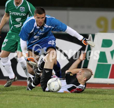 Fussball Regionalliga. SK St. Andrae/Lavanttal gegen FC Superfund Pasching. Stefan Korepp (St. Andrae/Lavanttal), Pavao Pervan (Pasching). Wolfsberg, 26.3.2010.
Foto: Kuess
---
pressefotos, pressefotografie, kuess, qs, qspictures, sport, bild, bilder, bilddatenbank