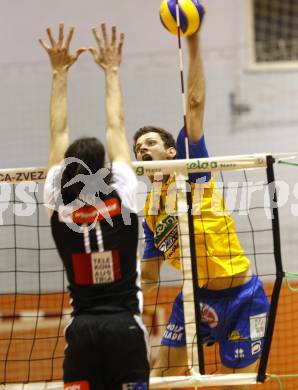 Volleyball. MEVZA. SK Aich/Dob gegen hotVolleys. BENCZ Milan  (Aich/Dob). Prevalje, 27.3.2010.
Foto: Kuess 

---
pressefotos, pressefotografie, kuess, qs, qspictures, sport, bild, bilder, bilddatenbank