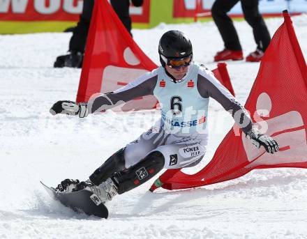 Snowboard. Oesterreichische Meisterschaft. Parallelslalom. Andreas Lausegger (AUT). Gerlitzen, am 27.3.2010.
Foto: Kuess
---
pressefotos, pressefotografie, kuess, qs, qspictures, sport, bild, bilder, bilddatenbank