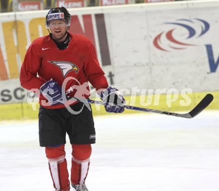 Eishockey. Training Nationalteam Oesterreich. Roland Kaspitz (VSV). Klagenfurt, am 29.3.2010.
Foto: Kuess
---
pressefotos, pressefotografie, kuess, qs, qspictures, sport, bild, bilder, bilddatenbank