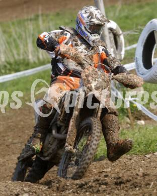 Motorsport, Austrian Cross Country. ACC. Enduro. Siegi Bauer. 
Mairist, am 1.5.2009.
Foto: Kuess

---
pressefotos, pressefotografie, kuess, qs, qspictures, sport, bild, bilder, bilddatenbank