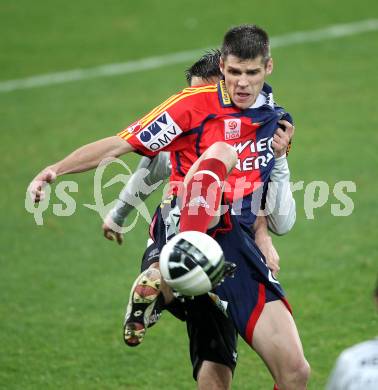 Fussball. OEFB Stiegl Cup. SK Austria Kelag Kaernten  gegen Rapid Wien. Christopher Trimmel (Rapid Wien). Klagenfurt, 31.3.2010. 
Foto: Kuess

---
pressefotos, pressefotografie, kuess, qs, qspictures, sport, bild, bilder, bilddatenbank